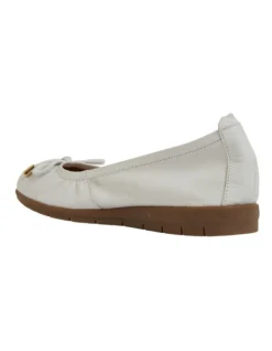 Barton Flat Shoes In White Leather 13 Barton Flat Shoes In White Leather -Myer Clothing Shop 883345780 7 720x928