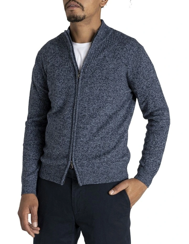 Full Zip Knit Blue 1 Full Zip Knit Blue