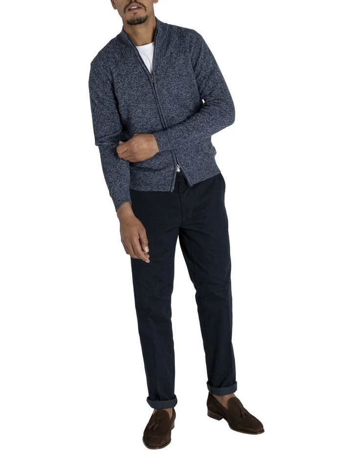 Full Zip Knit Blue 2 Full Zip Knit Blue - Image 2