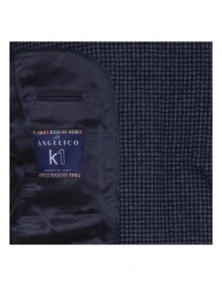 Peak Lapel Allan Blazer Navy Blue -Myer Clothing Shop 883573660 5 720x928