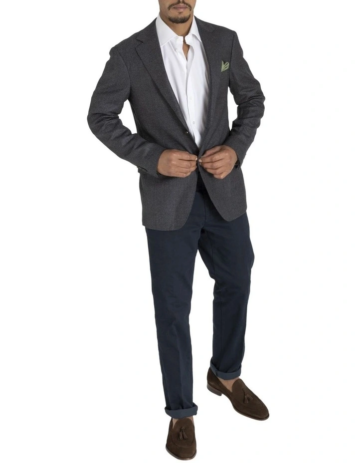 Timeless Jacket Long Charcoal 2 Timeless Jacket Long Charcoal - Image 2