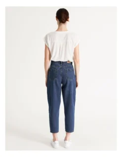 Barrel Leg Jean Indigo Rinse -Myer Clothing Shop 883936720 7 2 720x928