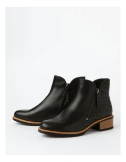 Dallas Black Leather Boot -Myer Clothing Shop 885052360 6 1 720x928