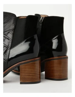 Sidney Black Leather Boot -Myer Clothing Shop 885053530 5 720x928