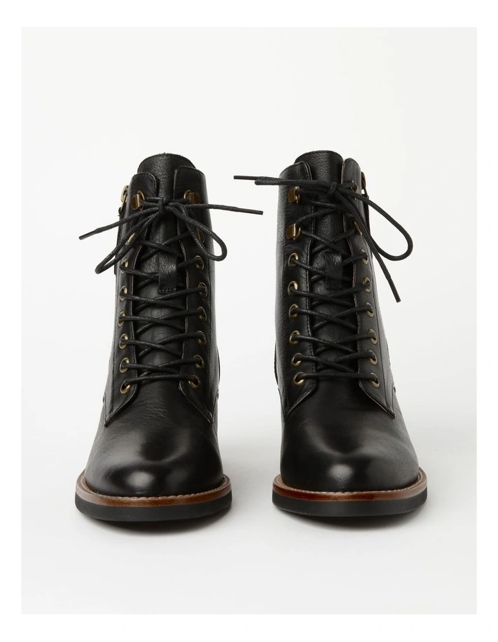 River Black Leather Boot 3 River Black Leather Boot - Image 3