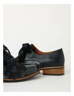 Avril Navy Leather Flat Shoes 9 Avril Navy Leather Flat Shoes -Myer Clothing Shop 885053890 4 720x928