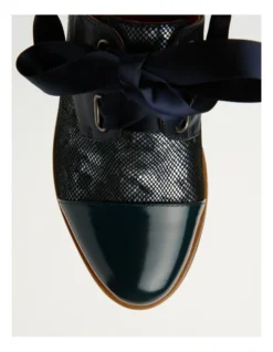 Avril Navy Leather Flat Shoes 11 Avril Navy Leather Flat Shoes -Myer Clothing Shop 885053890 6 720x928