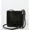 Basque Felicity Zip Top Crossbody Bag In Black