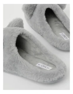 SOHO Cat Slipper In Grey -Myer Clothing Shop 886002850 3 720x928