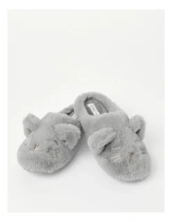 SOHO Cat Slipper In Grey -Myer Clothing Shop 886002850 5 720x928