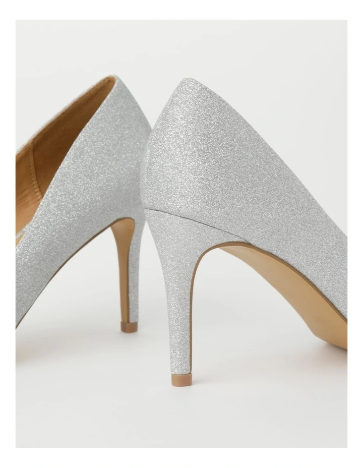 Alexa Silver Heeled Shoes 3 Alexa Silver Heeled Shoes - Image 3