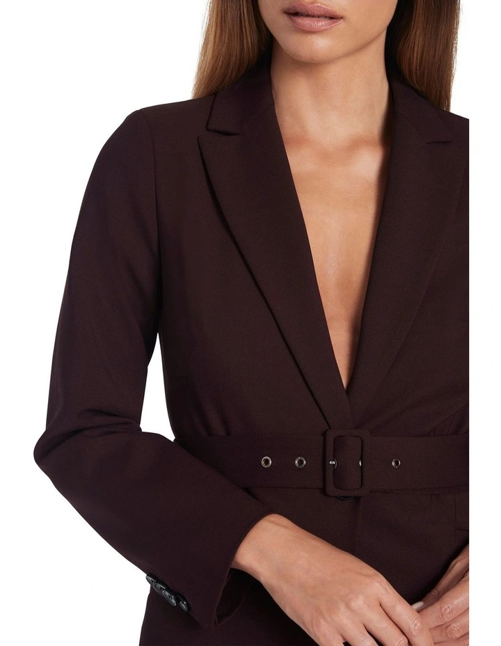 Stevie Longerline Blazer Port 4 Stevie Longerline Blazer Port - Image 4