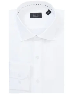Tailored Long Sleeve Plain Twill Business Shirt White 7 Tailored Long Sleeve Plain Twill Business Shirt White -Myer Clothing Shop 887082130 4 720x928