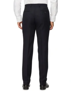 Slim Pure Wool Dobby Suit Pant Navy -Myer Clothing Shop 887756050 3 720x928