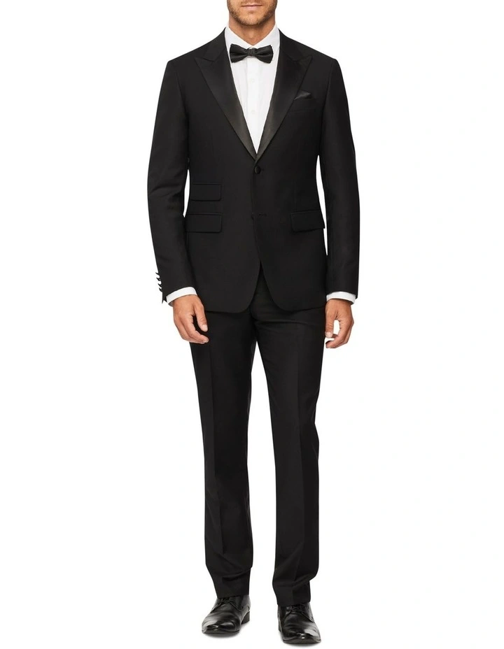 Slim Dinner Suit Pant Black 3 Slim Dinner Suit Pant Black - Image 3