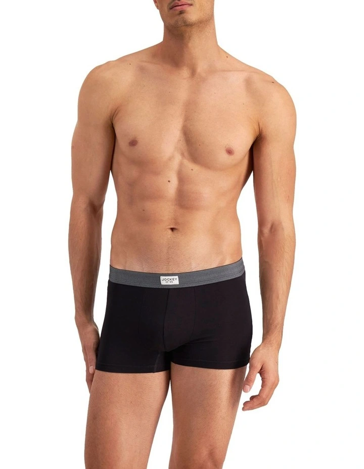 Jockey Comfort Classics Bamboo Trunks Black 3 Pack 1 Jockey Comfort Classics Bamboo Trunks Black 3 Pack