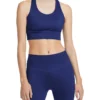 Sustainable Essential Sports Crop Top Navy