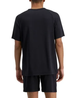Bonds Comfy Livin Cotton Modal Short Sleeve Sleep Tee In Black -Myer Clothing Shop 888091930 3 720x928