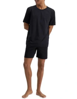 Bonds Comfy Livin Cotton Modal Short Sleeve Sleep Tee In Black -Myer Clothing Shop 888091930 4 720x928
