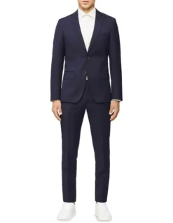Calvin Klein Super Slim Twill Suit Jacket Navy -Myer Clothing Shop 888699880 4 720x928