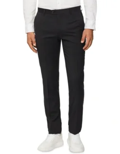 Calvin Klein Super Slim Twill Suit Trouser Charcoal