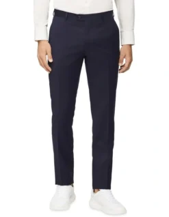 Calvin Klein Super Slim Twill Suit Trouser Navy