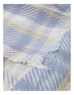 Printed Blue Cotton Scarf -Myer Clothing Shop 888723640 888723010 4 720x928