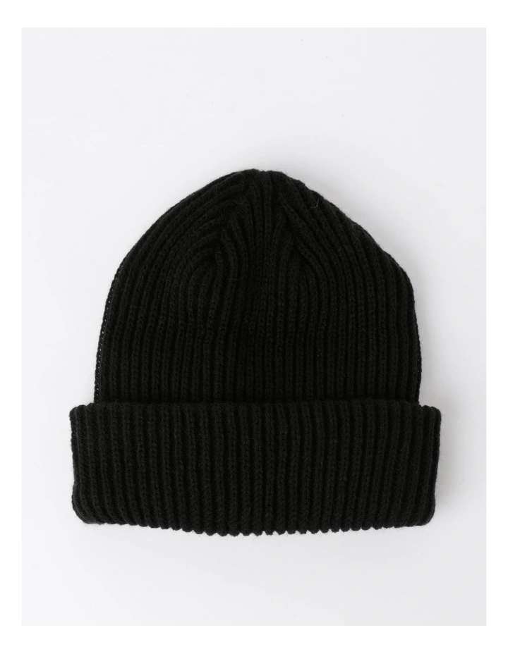 Cozys Beanie In Black 1 Cozys Beanie In Black
