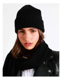 Cozys Beanie In Black 7 Cozys Beanie In Black -Myer Clothing Shop 889038550 889039360 4 720x928