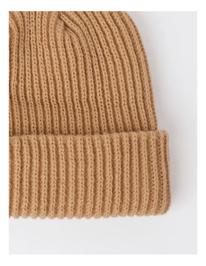 Cozys Beanie Acrylic Winter Hats In Camel 3 Cozys Beanie Acrylic Winter Hats In Camel - Image 3