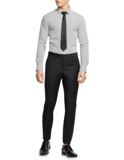Oxford Dinner Suit Trousers With Side Tape In Black -Myer Clothing Shop 890752960 5 1 720x928