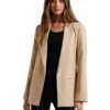 Forever New Ella Boyfriend Blazer In Camel