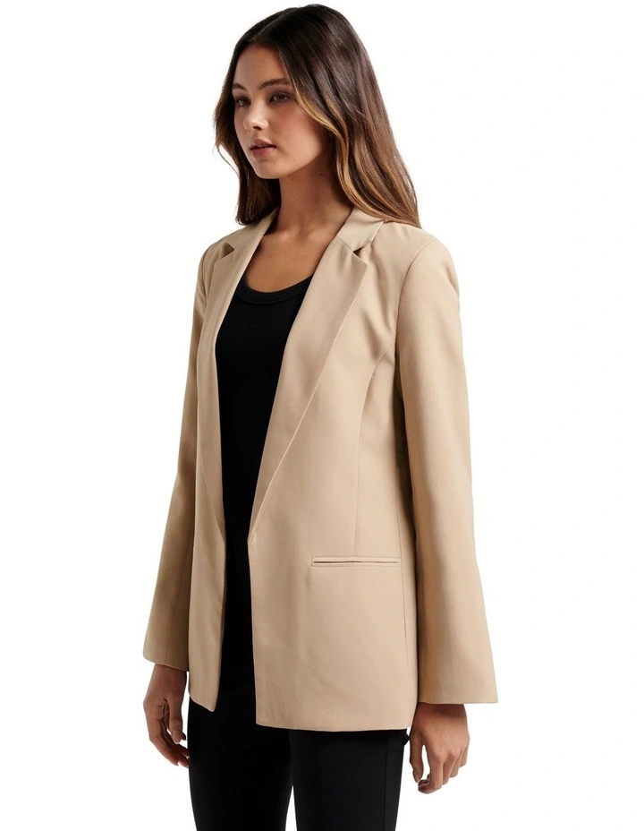 Forever New Ella Boyfriend Blazer In Camel 3 Forever New Ella Boyfriend Blazer In Camel - Image 3