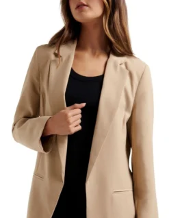 Forever New Ella Boyfriend Blazer In Camel 8 Forever New Ella Boyfriend Blazer In Camel -Myer Clothing Shop 890953030 890956540 4 720x928