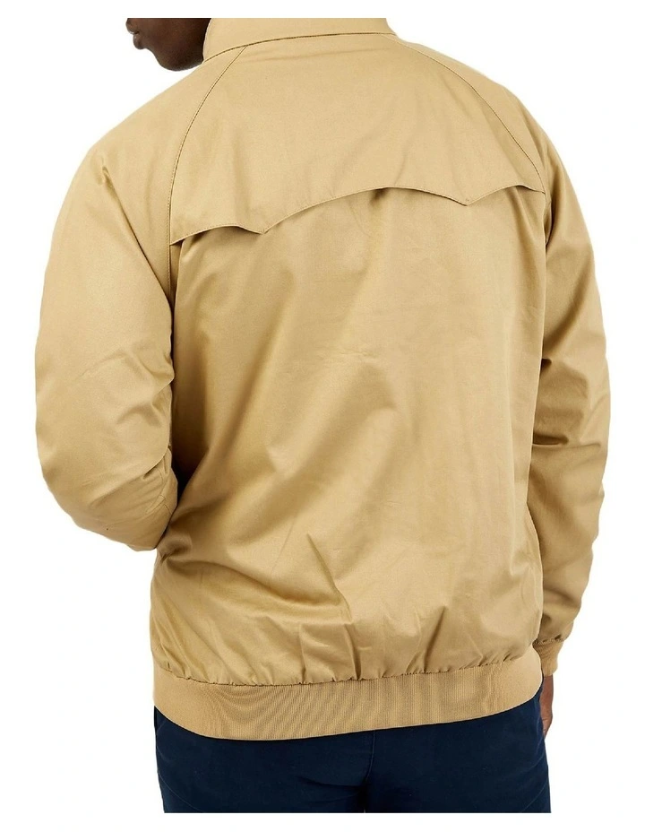 Ben Sherman Signature Harrington Jacket Sand 2 Ben Sherman Signature Harrington Jacket Sand - Image 2