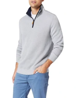 Heather 1/2 Zip Sweat Top Grey Marle 8 Heather 1/2 Zip Sweat Top Grey Marle -Myer Clothing Shop 891228160 4 720x928