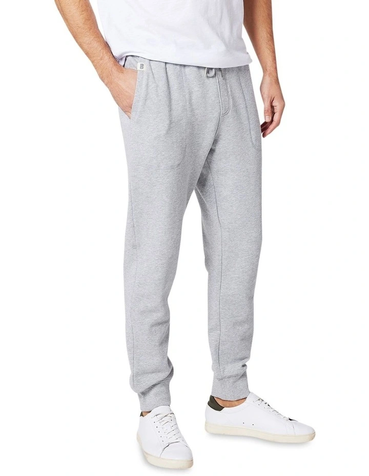 Marco Trackpant In Grey Marle 4 Marco Trackpant In Grey Marle - Image 4