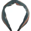 Stripe Emerald Green Turban Headband