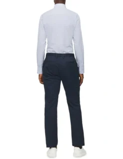 Calvin Klein Slim Long Sleeve Diagonal Dobby Business Shirt Good Grey 6 Calvin Klein Slim Long Sleeve Diagonal Dobby Business Shirt Good Grey -Myer Clothing Shop 891854470 3 720x928