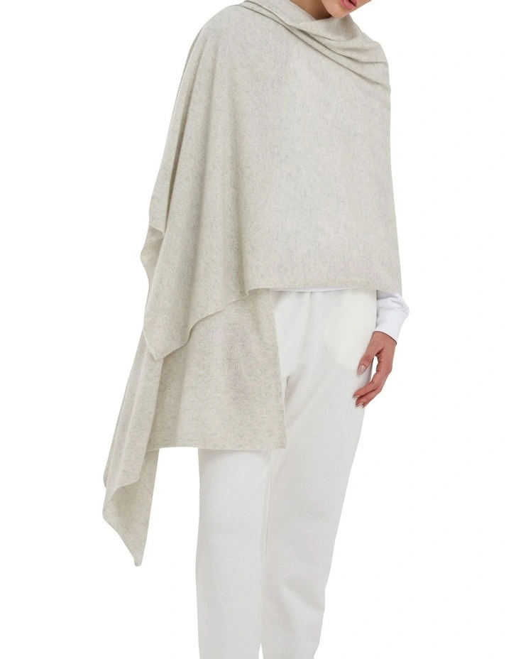 Wear Anywhere Grey Cashmere Wrap 2 Wear Anywhere Grey Cashmere Wrap - Image 2