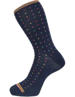 Invader Socks Navy
