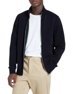 Neo Zip Through Jacket Navy