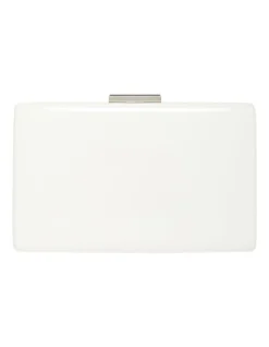 Maya White Clutch