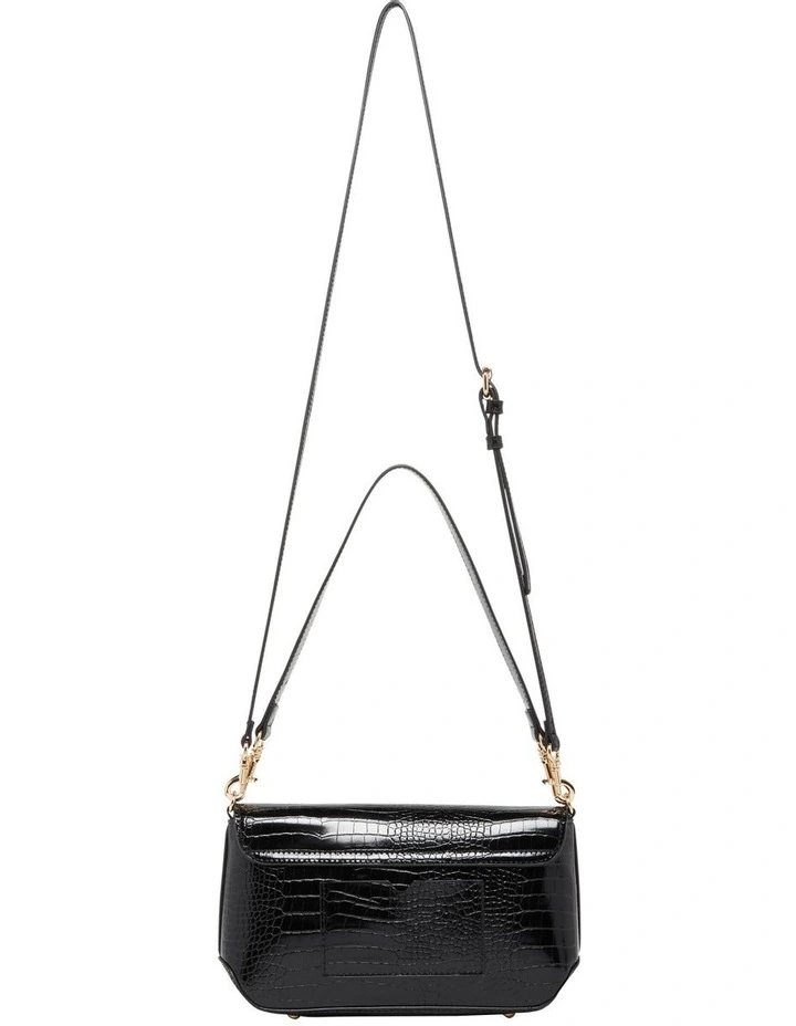 Simone Black Shoulder Bag 2 Simone Black Shoulder Bag - Image 2