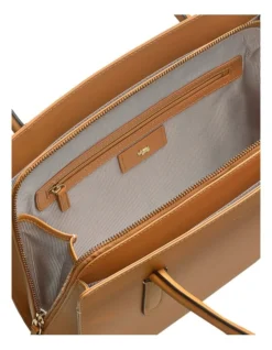 Radley Liverpool Street Medium Dark Butter Zip-Top Shoulder Bag -Myer Clothing Shop 893843740 3 720x928