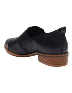Tactic Flat Shoes Black Leather -Myer Clothing Shop 893877850 6 720x928