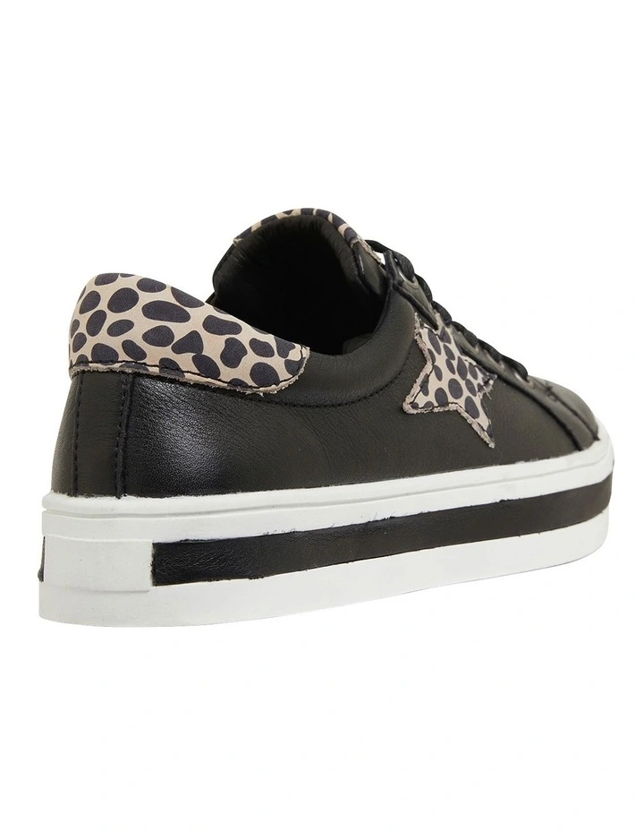 Ultra Black/Leopard Sneakers 4 Ultra Black/Leopard Sneakers - Image 4