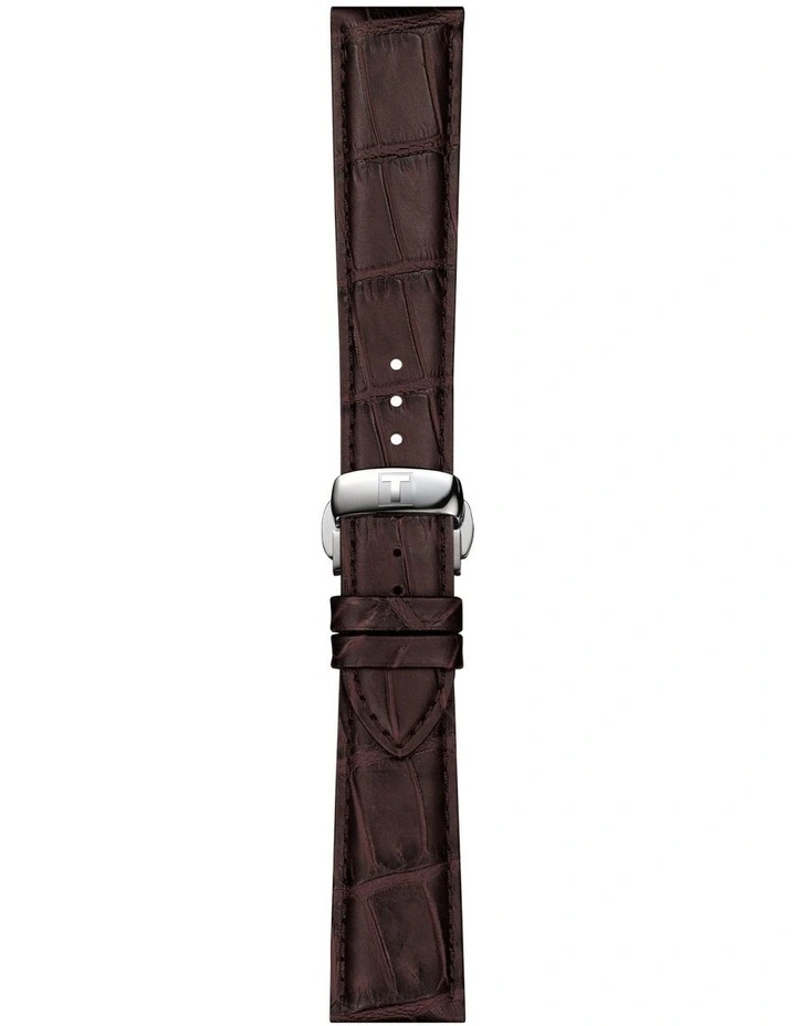 Tissot Official Leather 21mm Watch Strap In Brown 1 Tissot Official Leather 21mm Watch Strap In Brown
