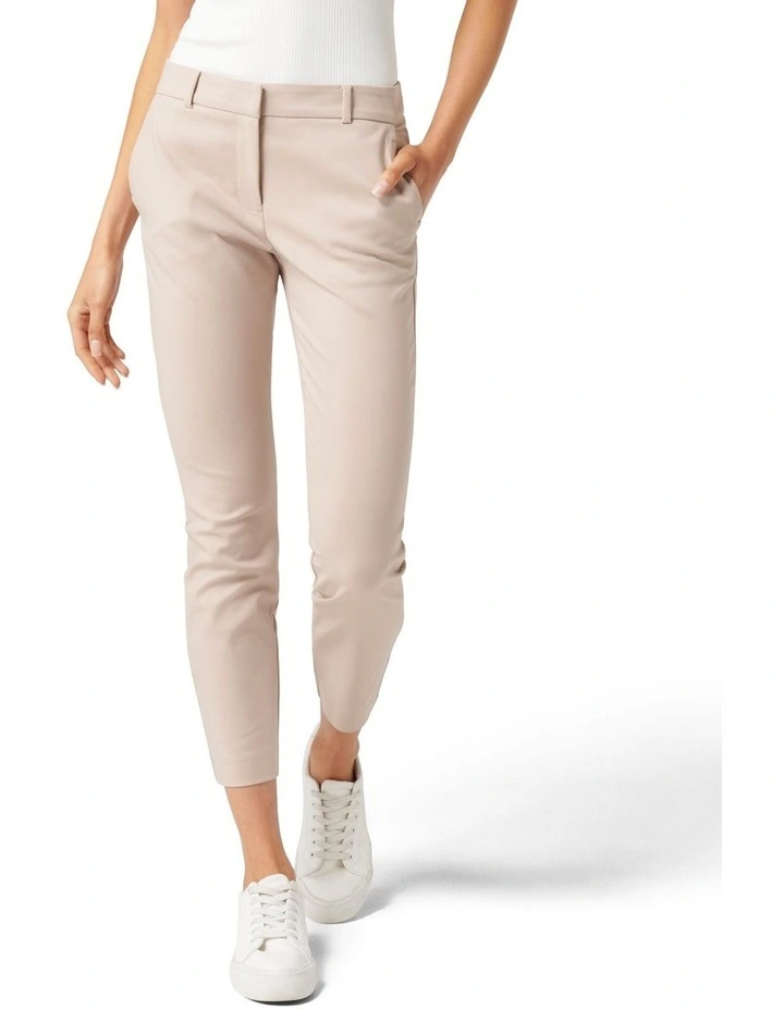 Forever New Grace 7/8 Slim Pants In Beige 1 Forever New Grace 7/8 Slim Pants In Beige