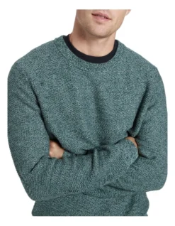 Grain Crew Knit Dark Aqua 7 Grain Crew Knit Dark Aqua -Myer Clothing Shop 894633220 4 720x928